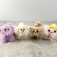 푸들 모루 강아지 인형 키링 만들기 - 1인세트